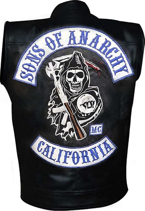 Hifacon Sons Of Anarchy Highway Black Hooded Synthetic Leather Jacket