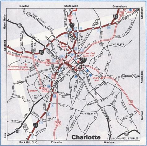 Maps Of Charlotte North Carolina