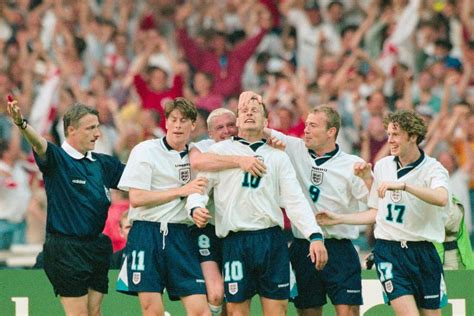 England Football Team In 1996 15 June 1996 Euro 96 Group Stage Scotland V England Paul News