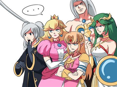 princess zelda princess peach robin robin palutena and 1 more fire emblem and 9 more