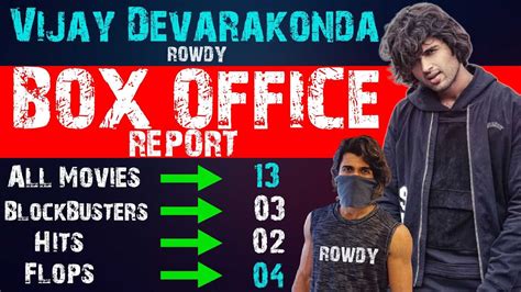 Vijay Devarakonda Rowdy All Movies Box Office Report Vijay