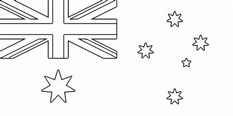 australian flag colouring page clip art library