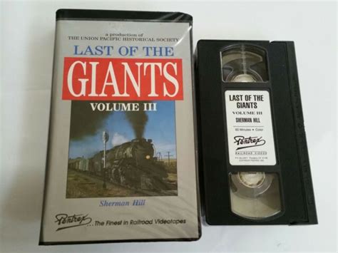Last Of Giants Vol 3 1993 Pentrex Vhs Tape Trains Vtg Railroad Ebay