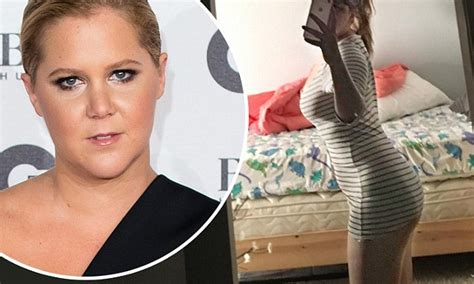 Amy Schumer Posts Instagram Selfies Showing Her Curves In Skintight