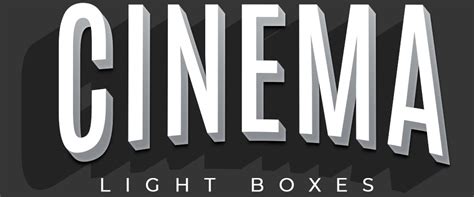 Light Box Posters Cinema Room Light Boxes