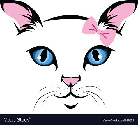 Cat face stock photos and images. Cat-face Royalty Free Vector Image - VectorStock