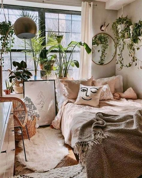 Cozy Bohemian Bedroom With Natural Inspired In Room Ideas