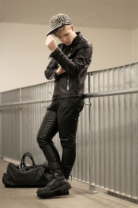 Ladies black leather slim tight fitted short biker fashion zip classic jacket. Leather Fashion image by Alex K | Mens leather clothing ...