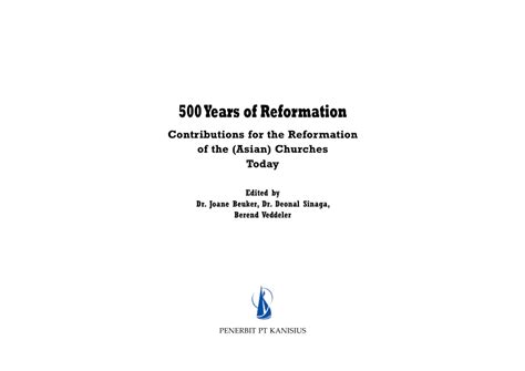 Pdf 500 Years Of Reformation