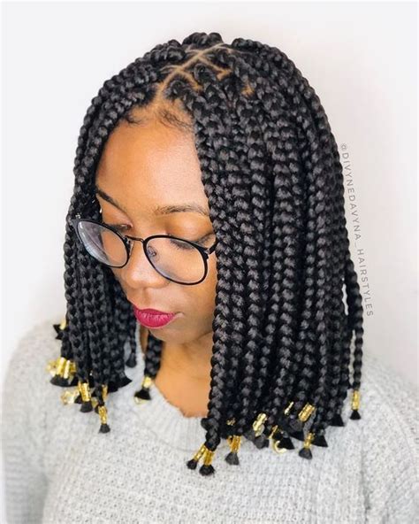 50 Box Braids Protective Styles On Natural Hair With Full Guide Coils