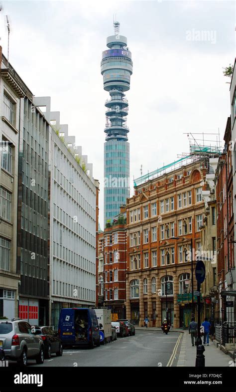 The British Telecom Bt Tower Fitzrovia London Aka Post Office Tower