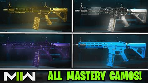 Modern Warfare 2 How To Unlock All Mastery Camos Gold Dark Matter