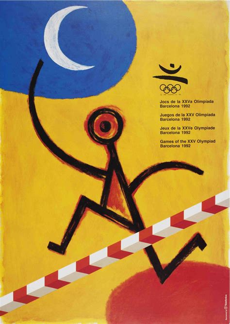 Olympics posters through the ages. Barcelona Games 1992 | Cartaz, Anúncios vintage