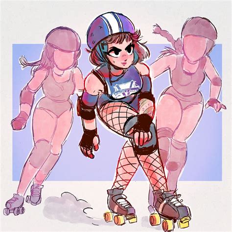 Check spelling or type a new query. Roller Derby! in 2020 | Roller derby art, Roller derby girls, Derby girl