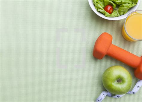 Healthy Diet Fitness Background — Photo — Lightstock