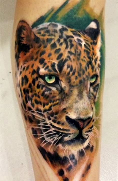16 Best Leopard Tattoo Images On Pinterest Leopard Print Tattoos