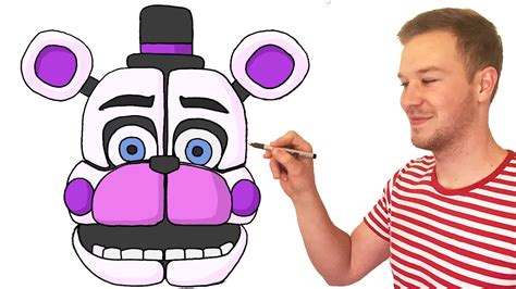 How To Draw Fnaf Sister Location Characters Funtime Freddy Face Drawing Images And Photos Finder