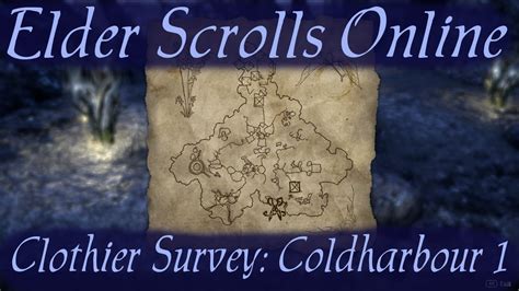 Clothier Survey Coldharbour 1 Elder Scrolls Online YouTube