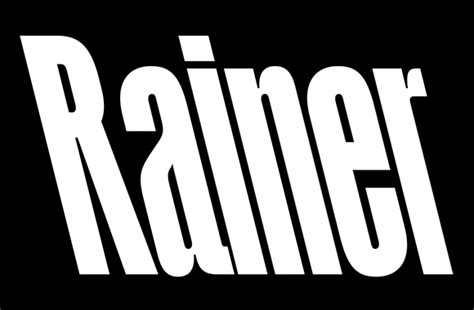 Font News New Font Release Rainer Has Crossed The Finish Line And