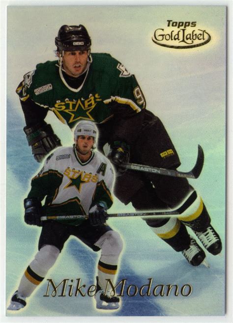 Mike Modano 85 1999 00 Topps Gold Label Class 1 Hockey Mike