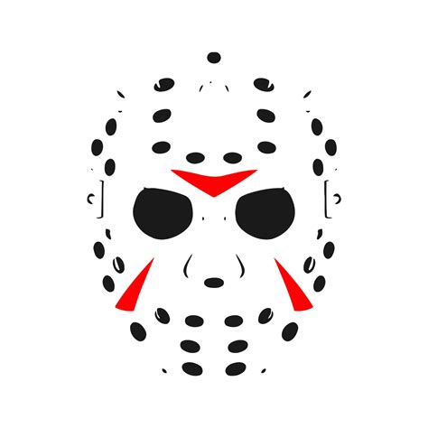 Jason Mask svg Jason svg Jason Voorhees Mask Jason Voorhees | Etsy