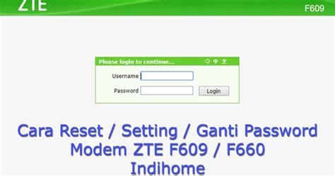 Tidak terkecuali wifi indihome yang juga menggunakan beberapa jenis. Password Modem Indihome F609 : Cara Setting Password Administrator Router Zte Zxhn F609 Indihome ...