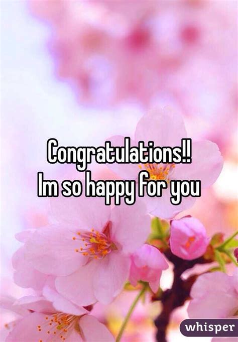 Congratulations Im So Happy For You