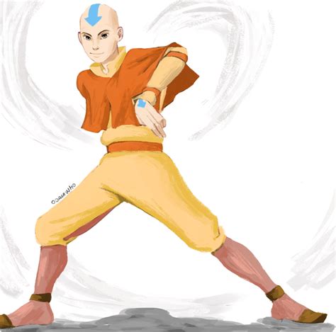 Aang By Odairwho On Deviantart