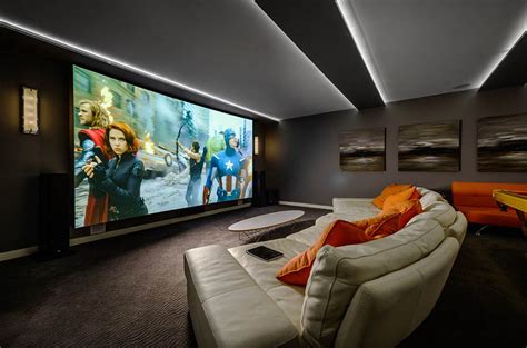 Home Theater Interior Design Ideas Home Theater As Addition To Large