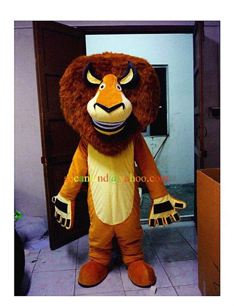 Madagascar Alex Lion Cartoon Mascot Costume For Parties