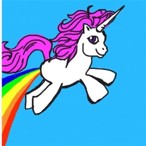 Unicorn Pooping Rainbows