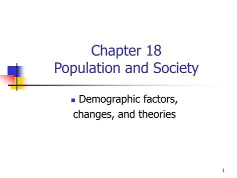 Ppt Chapter 18 Population And Society Powerpoint Presentation Free