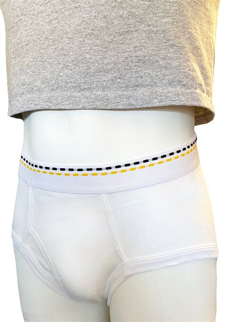 Tiger Underwear All White Mens Double Seat Mid Rise Brief Etsy