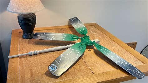 Diy How To Make A Dragonfly Out Of A Fan Bog Life Youtube