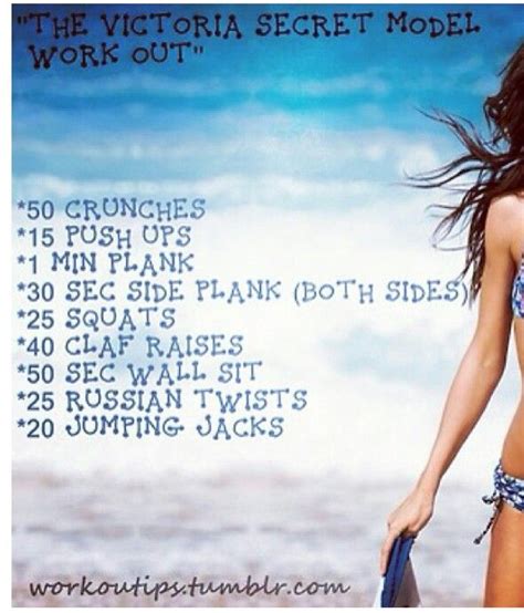 Victoria Secret Model Workout Plan Pdf For Women Fitness And Workout