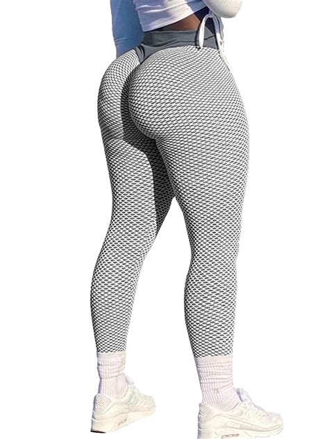 qric butt scrunch seamless leggings for women high waisted booty workout yoga pants ruched butt