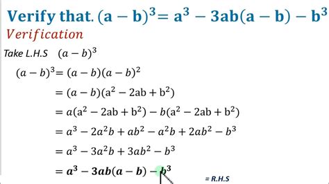 Verify That A B3a3 3aba B B3 Formula Youtube