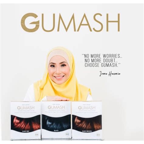 Menggunakan bahan alami dan herbal yang ada bilas dengan air dan shampo. GUMASH HAIR COLOR | PEWARNA RAMBUT HALAL DAN PATUH SYARIAH ...