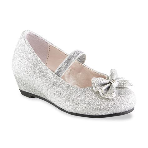 Wonderkids Toddler Girls Brandy Silver Dress Shoe Shoes Baby
