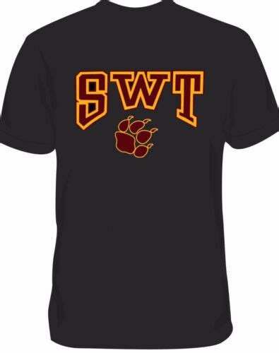 New Southwest Texas State University Swt T Shirt Size S 3xl Ebay