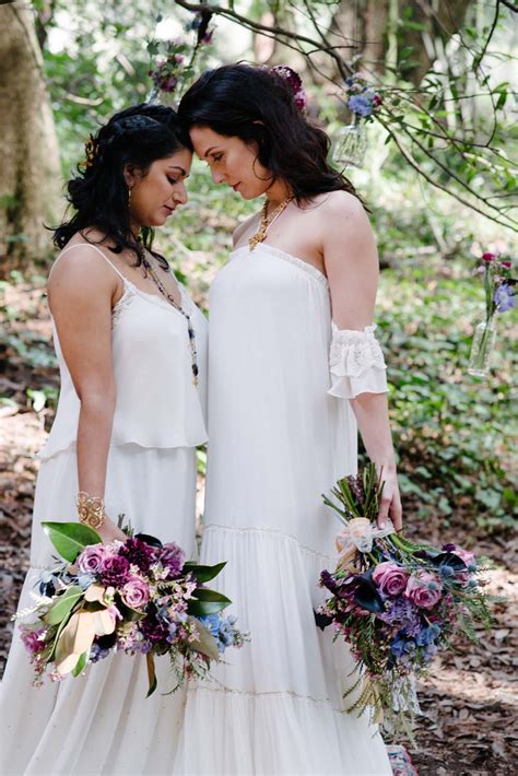 redwood forest fairy tale lesbian wedding equally wed 38 equally wed modern lgbtq weddings