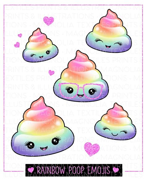 Kawaii Drawings Poop Emoji