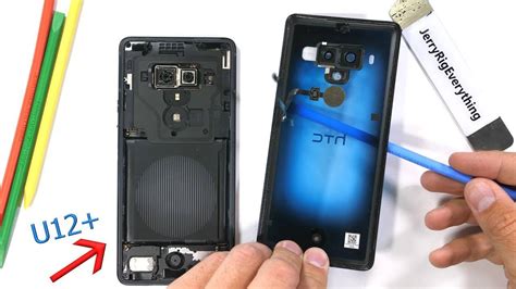 Htc u12 plus có màn hình quad hd+ 6 inch với tỉ lệ 18:9 phủ kính cường lực gorilla glass. HTC U12 Plus teardown: Transparent and fragile, just like ...