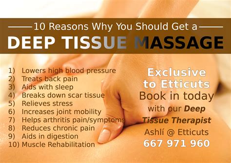 The Benefits Of Deep Tissue Massage Health Beauty Fitness And Sport