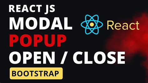 React Js Bootstrap Modal Popup Open Close Click Outside Youtube