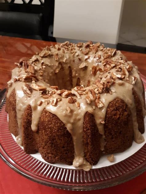 Southern Pecan Pound Cake With A Caramel Pecan Glaze Youre Gonna