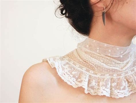 Marie Antoinette French Lace Collar Ooak Etsy French Lace Lace