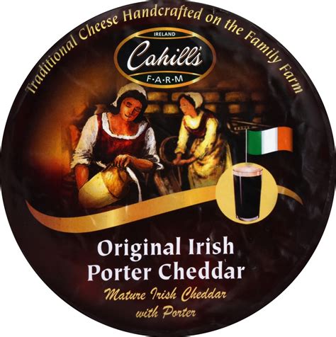 Original Irish Porter Cheddar Cheese Cahills Farm 5 Lbs Delivery