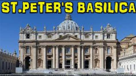 St Peters Basilica Vatican City 4k Youtube