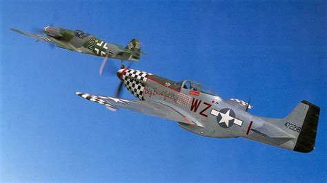 Ww ii fighter plane that dominated the wartime skies of europe. P-51 Mustang WW2 Fighter Plane